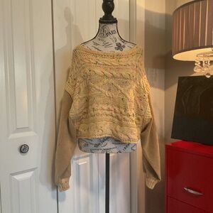 NWOT loose scoop neck sweater by Free People